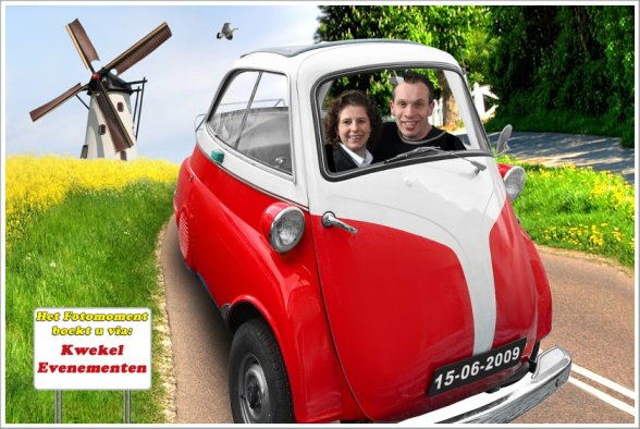 Greenscreen Fototrucage te boeken bij www.kwekel-evenementen.nl