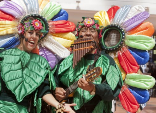 Muzikale Bloemen te boeken bij www.kwekel-evenementen.nl